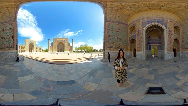 Регистан Самарканд Samarqand видео в формате 360