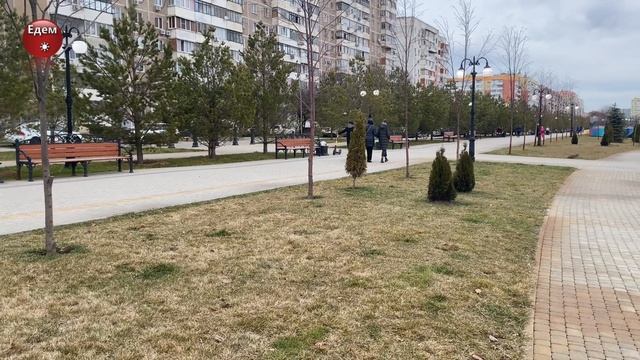 Рождественская Набережная улица Краснодара.