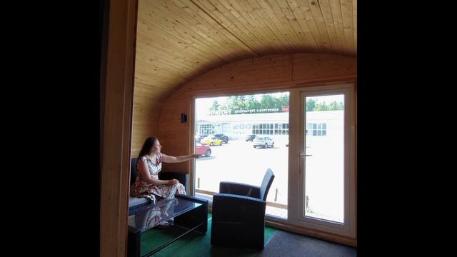 Обзор бани "Квадро Овал 4х5.5" компании Bochky смотреть онлайн