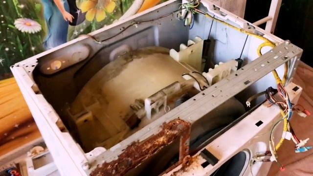 Разборка стиральной машины. Для ремонта крестовины