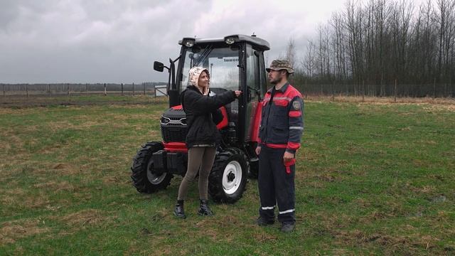 Минитрактор в деле. Передали на тест Rossel RT-282D каналу “Бобруйск Агро” смотреть онлайн