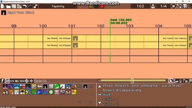 Rhythm Tengoku Custom Game - Night Walk смотреть онлайн