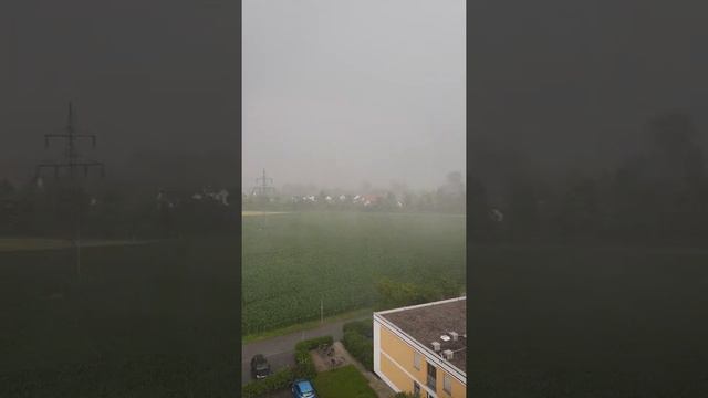 СИЛЬНЫЙ ЛИВЕНЬ. РАДУГА