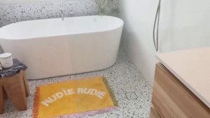 HOUSE TOUR- Modern Terrazzo Bathroom with Melissa Lunardon