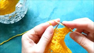 Попетельный МК узора спицами "Июль", полуажур, вязание, knitting, pattern