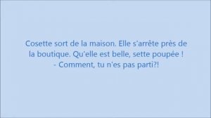 Французский текст La petite Cosette P.46 ໒(⊙ᴗ⊙)७✎▤ V. Hugo