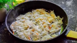 Гречка с квашеной капустой