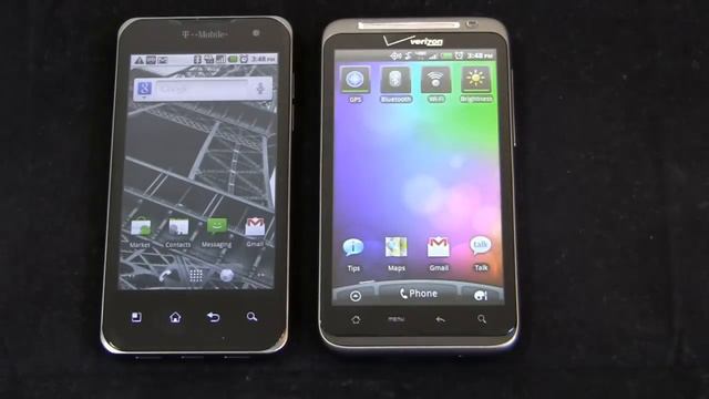 T-Mobile G2x vs. HTC ThunderBolt Dogfight Part 1 смотреть онлайн