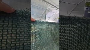 купила и установила затеняющую сетку, обзор и нужен совет