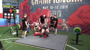 Парджиани Анна жим лежа 135 кг