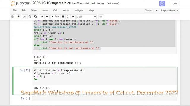 Workshop : Introduction to SageMath - Day 5 смотреть онлайн