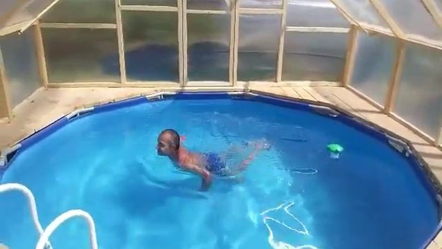 Закрытый бассейн на даче. смотреть онлайн