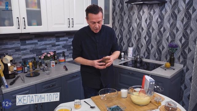 Творожный чизкейк без выпечки | Рецепт из творога и манго