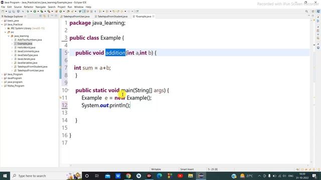 Core JAVA Tutorial: When to use Void ? Funtion With and Without Void in Java | Hindi