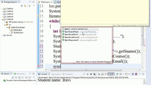 Java Core 1st 6-2-2020