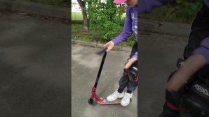 как научиться делать барспин на самокате? ОБУЧЕНИЕ