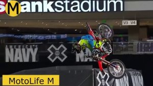 Мото фристаил. Безумные трюки и ужасные падения.