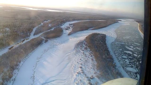Печора зимой с вертолета смотреть онлайн