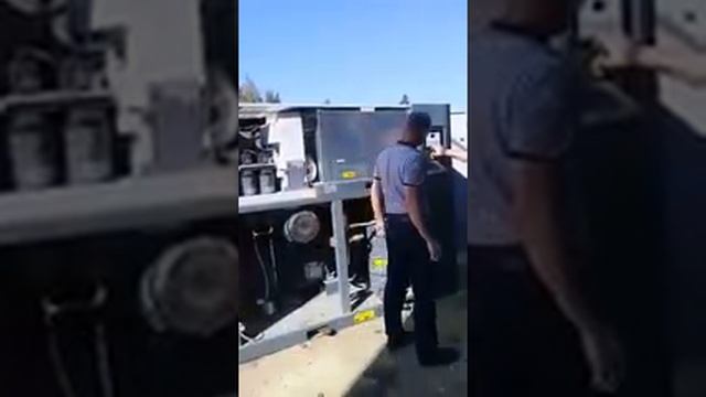 Запуск Компрессора Atlas Copco GA 75 ff смотреть онлайн