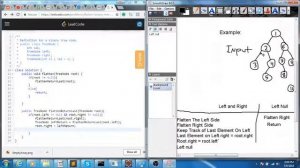 LEETCODE SOLUTION #114 -- FLATTEN BINARY TREE TO LINKED LIST IN PLACE (WITH CODE)