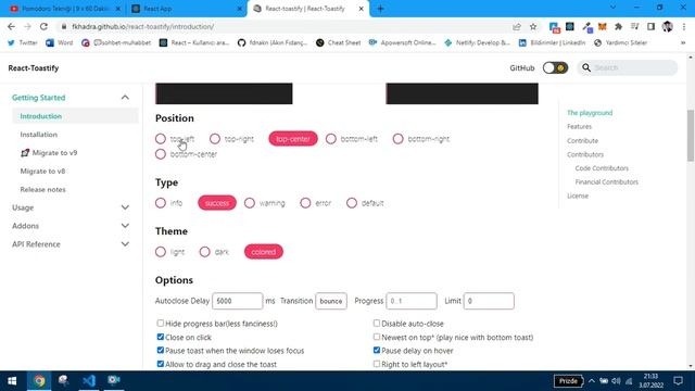 React Toastify Uygulaması #seviye1.2 смотреть онлайн