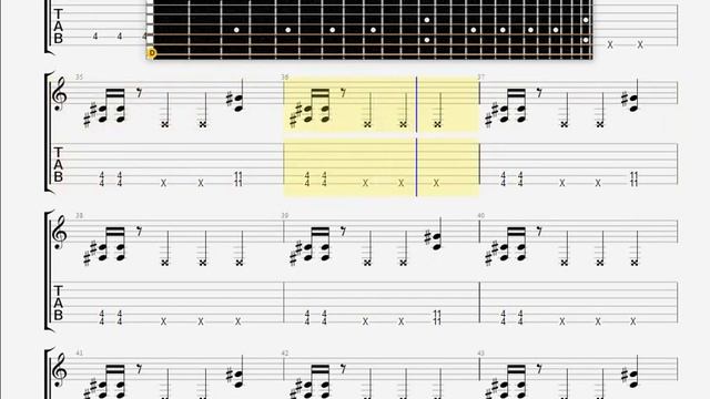 Armitedge   Hidden Ennemy GUITAR 2 TABLATURE смотреть онлайн
