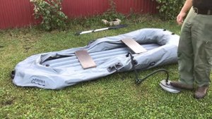 Сборка надувной лодки ПВХ
