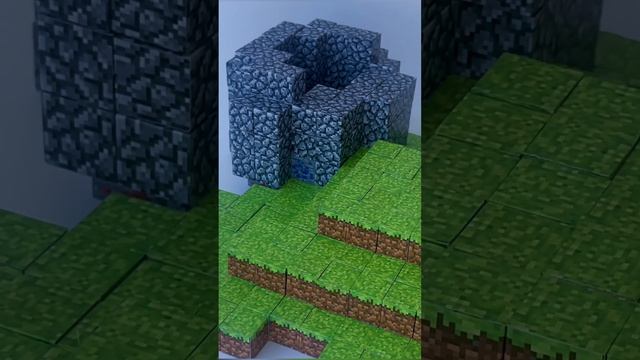 Minecraft DIY Блоки на магните #minecraft #майнкрафт #minecraftdiy #конструктор #shorts #reels