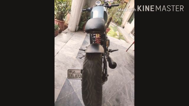 Suzuki gs 150 engine 250cc 2 cilynder modify in to cafe Racer