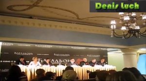 пресс конференция фильм БАТАЛЬОНЪ (19.02.2015) Игорь Угольников, Фёдор Бондарчук и др.