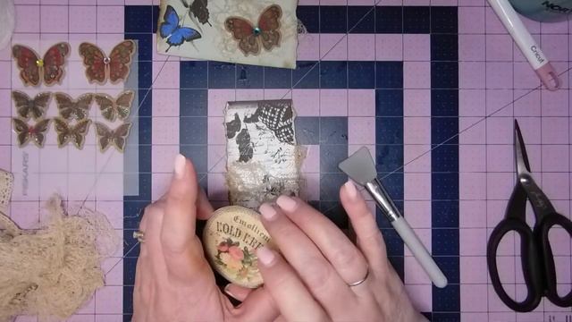 Charming Fragments Tattered and Torn Journal  x3   DT Project for Tsunami Rose Designs P3 смотреть онлайн