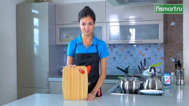 Разделочная доска прямоугольная Fissman видеообзор (8806) | Fismart.ru смотреть онлайн