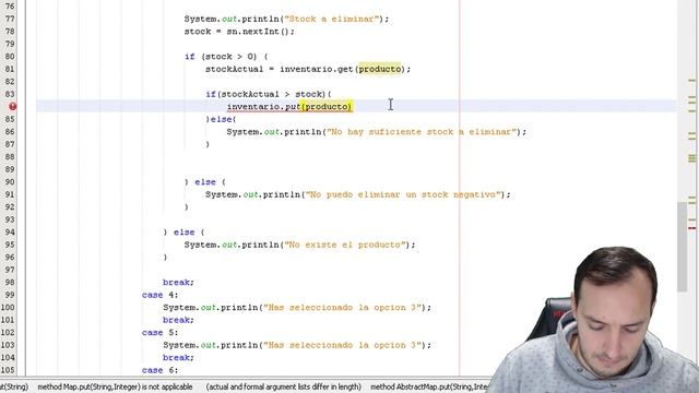 Ejercicios Java - Estructuras dinámicas #21 - Inventario de productos con HashMap (parte 2) смотреть онлайн