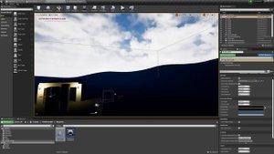 Ночь и ночное небо UE4 - Unreal Engine (UE4)
