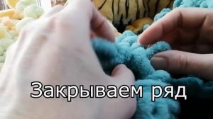 Кофта для кошечки или собачки из ализе пуффи. 2 часть (вяжем рукава)