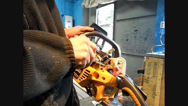 Бензопила POULAN регулировка карбюратора