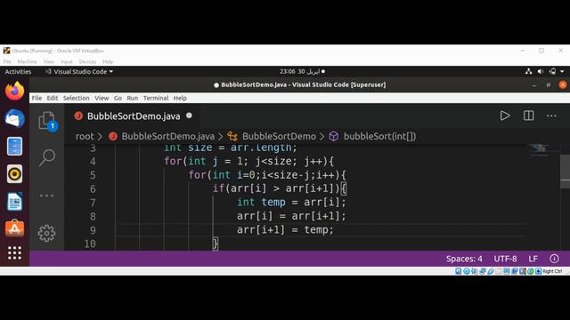 Bubble Sort Algorithm In Java смотреть онлайн