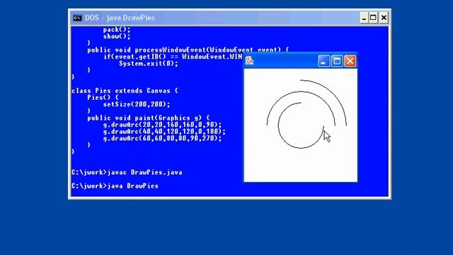 java Drawing and Filling Arcs.mov смотреть онлайн