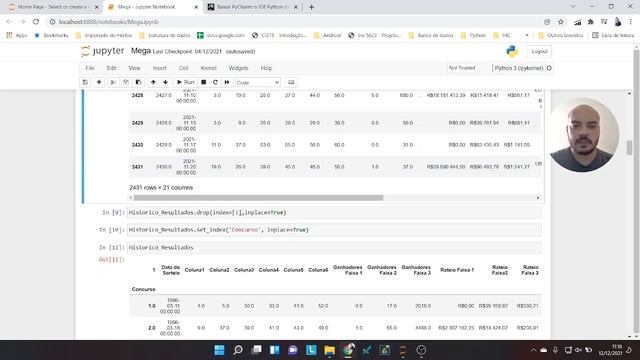 Importando dados e manipulando com Jupyter Notebook смотреть онлайн