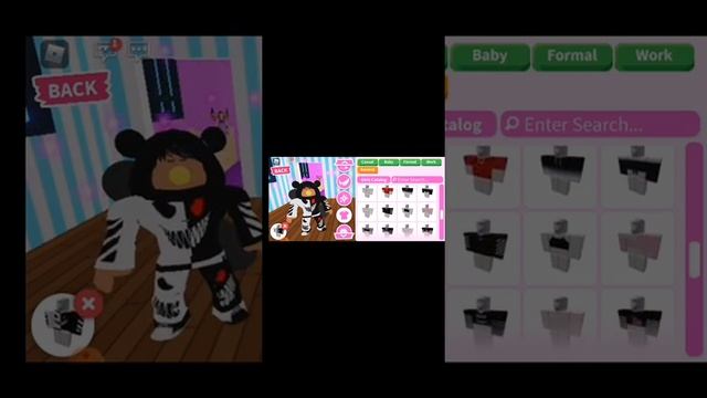 Показываю как изменить скин в ROBLOX Adopt me смотреть онлайн