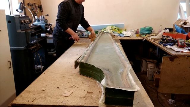 Изготовление Матрицы для лопасти длинной 2,3 м. смотреть онлайн