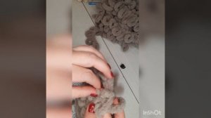 вяжем детский игровой коврик из пряжи Ализе пуфи.