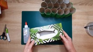 КАК СДЕЛАТЬ НОВОГОДНЮЮ ЕЛКУ- DIY- Елка из картонных трубочек от туалетной бумаги Новогодние поделки