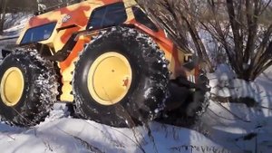 Вездеход ШМЕЛЬ на шинах низкого давления PINE 1400х530-24" #1