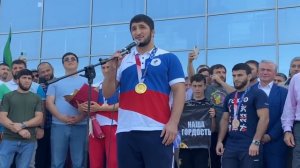 АБДУЛРАШИД САДУЛАЕВ / Встреча в Дагестане после Олимпиады в Токио