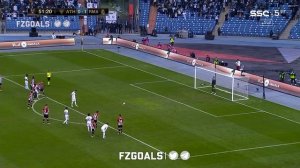 Гол Карима Бензема в ворота Атлетик Бильбао | 16.01.2022