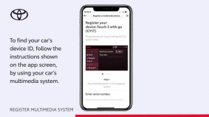 Toyota How To? Register you Multi Media System