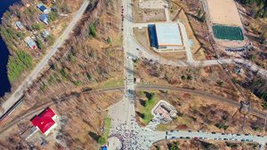 Суоярви с высоты 350 метров 4k снято на DJI Mavic 2