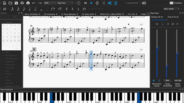 canon in d with metronome смотреть онлайн