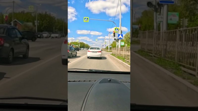 Первое вождение в городе